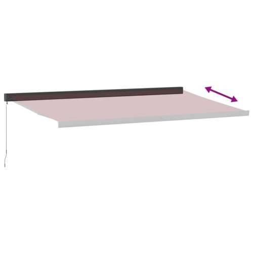 Tenda na ručno uvlačenje bordo 500 x 300 cm - Tamno crvena 500 x 300 cm 1 Cijena