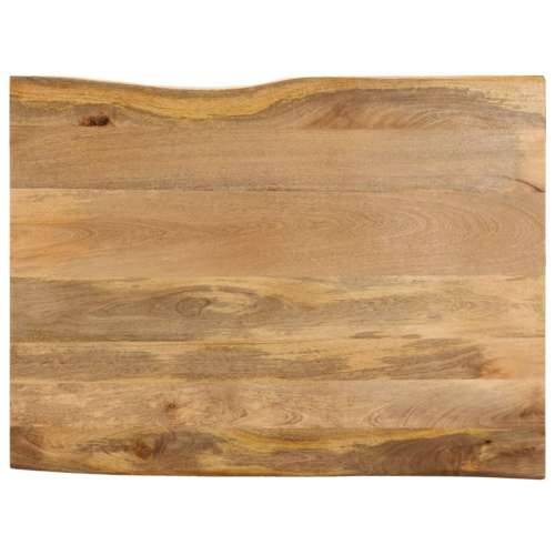 Stolna ploča 90x80x2,5 cm od masivnog drva manga sa živim rubom - Drvo manga (prirodno) 90 x 80 cm 1 25 mm Cijena