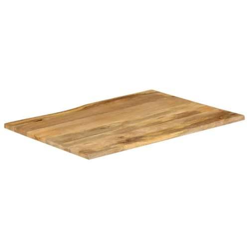 Stolna ploča 90x80x2,5 cm od masivnog drva manga sa živim rubom - Drvo manga (prirodno) 90 x 80 cm 1 25 mm Cijena