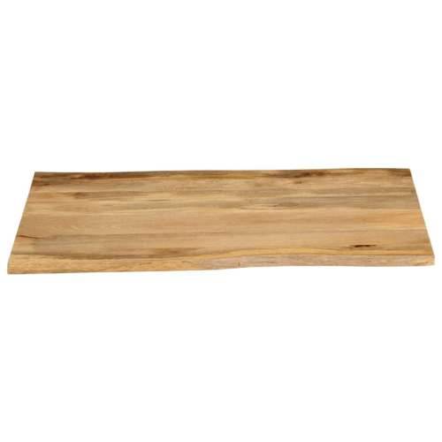 Stolna ploča 90x80x2,5 cm od masivnog drva manga sa živim rubom - Drvo manga (prirodno) 90 x 80 cm 1 25 mm Cijena