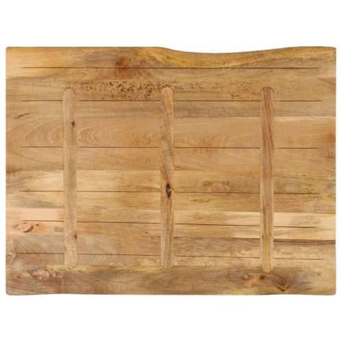 Stolna ploča 90x80x2,5 cm od masivnog drva manga sa živim rubom - Drvo manga (prirodno) 90 x 80 cm 1 25 mm Cijena