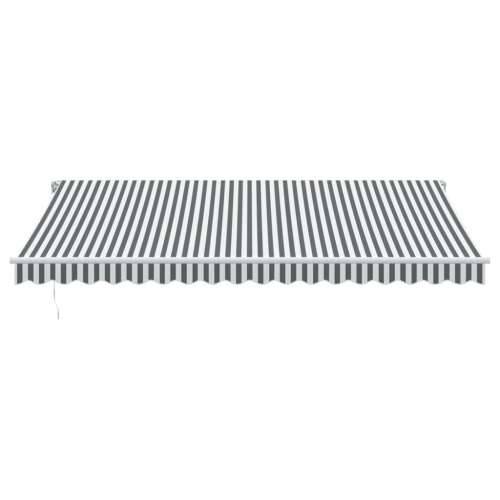 Tenda na ručno uvlačenje s LED antracit i bijela 450 x 350 cm - Antracit i crna 400 x 300 cm 1 Cijena