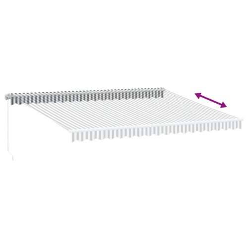 Tenda na ručno uvlačenje s LED antracit i bijela 450 x 350 cm - Antracit i crna 400 x 300 cm 1 Cijena