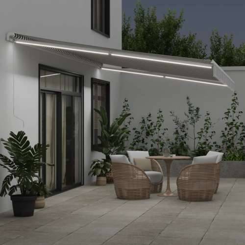 Tenda na ručno uvlačenje s LED antracit i bijela 600 x 350 cm - Antracit i crna 500 x 300 m 1 Cijena