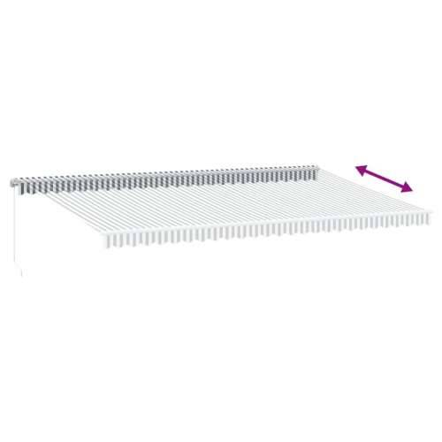 Tenda na ručno uvlačenje s LED antracit i bijela 600 x 350 cm - Antracit i crna 500 x 300 m 1 Cijena