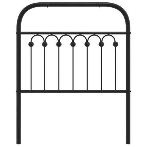 Metalno uzglavlje crno 75 cm - Crna 75 cm 1 Cijena