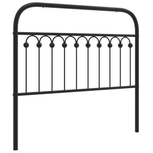 Metalno uzglavlje crno 107 cm - Crna 107 cm 1 Cijena