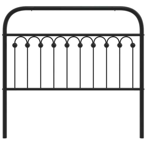 Metalno uzglavlje crno 107 cm - Crna 107 cm 1 Cijena