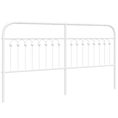 Metalno uzglavlje bijelo 180 cm - Bijela 180 cm 1 Cijena