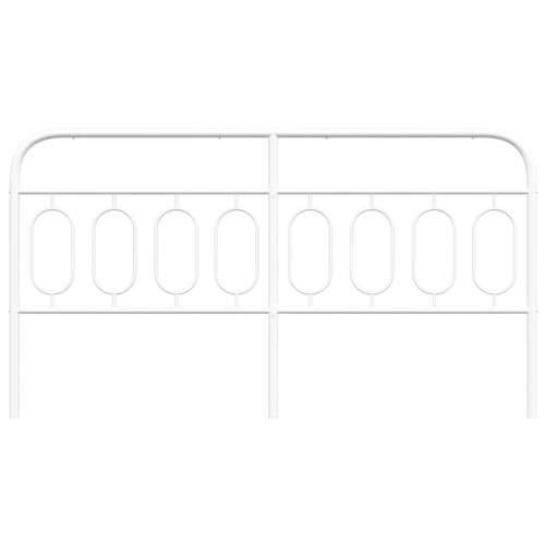 Metalno uzglavlje bijelo 160 cm - Bijela 160 cm 1 Cijena