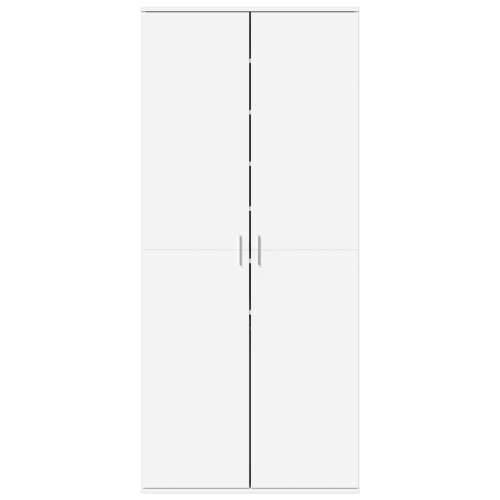 Ormarić za cipele bijeli 80 x 39 x 178 cm konstruirano drvo - Bijela 1 Cijena