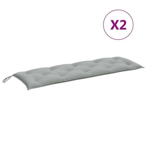Jastuci za vrtnu klupu 2 kom svjetlosivi 150x50x7 cm tkanine - prošarana svjetlosiva 150 x 50 x 7 cm 1 Cijena