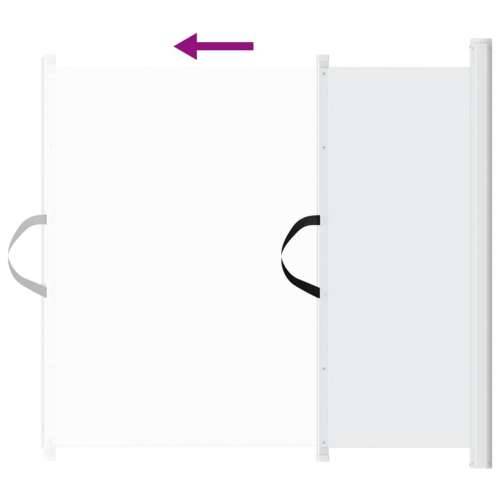 Uvlačiva vrata za kućne ljubimce bijela 117,5x125 cm - Bijela 117,5 x 125 cm Cijena