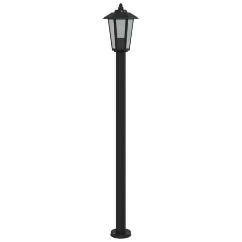 Vanjske podne svjetiljke 3 kom crna 120 cm nehrđajući čelik - Crna 120 cm 3 1 Cijena