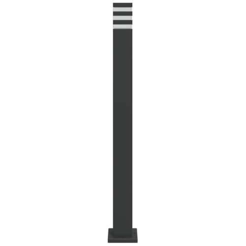 Vanjska podna svjetiljka crna 110 cm aluminijska - 110 cm 1 Osnovni Cijena