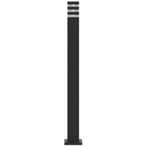 Vanjska podna svjetiljka crna 110 cm aluminijska - 110 cm 1 Osnovni Cijena