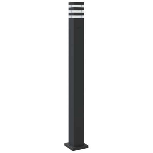 Vanjska podna svjetiljka crna 110 cm aluminijska - 110 cm 1 Osnovni Cijena