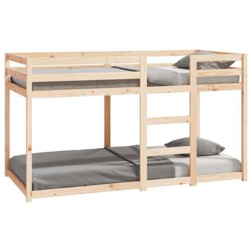 Krevet na kat 90 x 190 cm od masivne borovine - Prirodna 90 x 190 cm Cijena