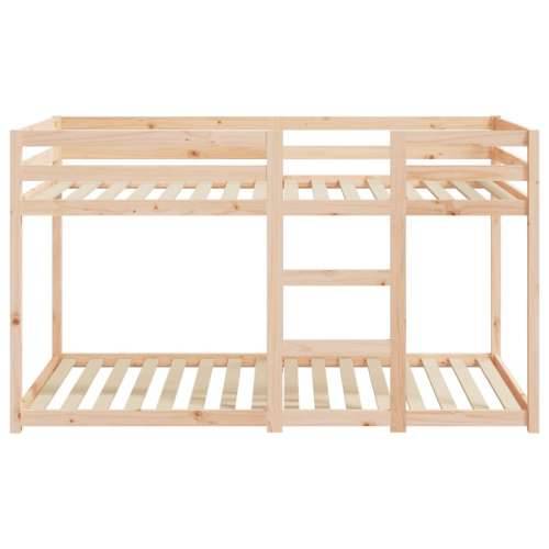 Krevet na kat 90 x 190 cm od masivne borovine - Prirodna 90 x 190 cm Cijena