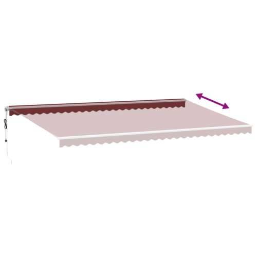 Tenda na automatsko uvlačenje bordo 600 x 300 cm - boja burgundca i bijela 600 x 300 cm 1 Cijena