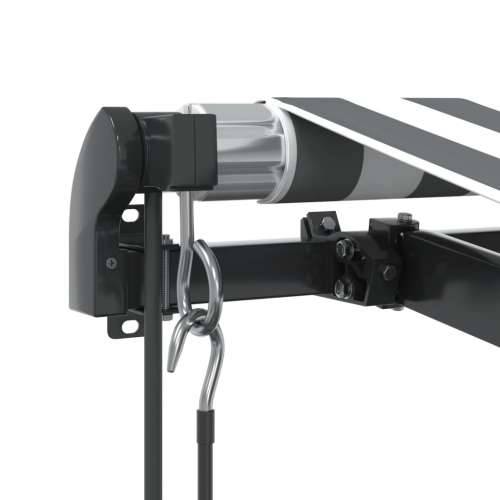 Tenda na automatsko uvlačenje LED antracit i bijela 500x300 cm - Antracit i bijela 500 x 300 cm 1 Cijena