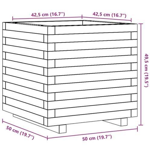 Vrtna sadilica 50 x 50 x 49,5 cm od impregnirane borovine Cijena