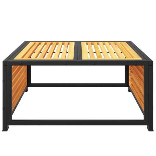 Vrtni stolić 68 x 68 x 30 cm od masivnog bagremovog drva - Krema 1 stol Cijena