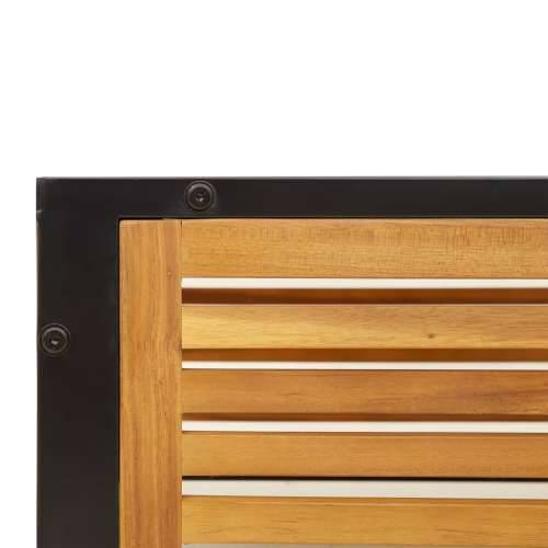 Vrtni stolić 68 x 68 x 30 cm od masivnog bagremovog drva - Krema 1 stol Cijena