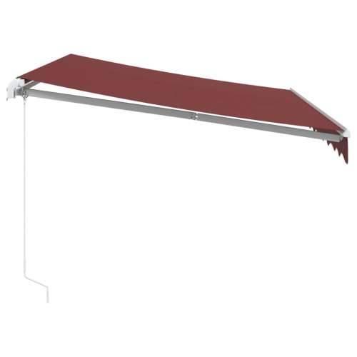 Tenda na ručno uvlačenje bordo 300 x 250 cm Cijena