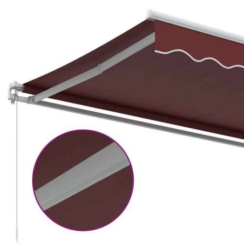 Tenda na ručno uvlačenje bordo 300 x 250 cm Cijena