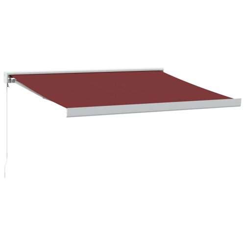 Tenda na ručno uvlačenje bordo 300 x 250 cm - boja burgundca i bijela 300 x 250 cm 1 Cijena