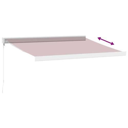 Tenda na ručno uvlačenje bordo 300 x 250 cm - boja burgundca i bijela 300 x 250 cm 1 Cijena