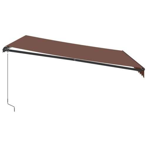 Tenda na ručno uvlačenje smeđa 400 x 350 cm - Smeđa 400 x 350 cm 1 Cijena