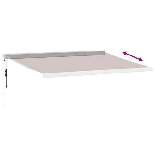 Tenda na automatsko uvlačenje smeđa 400 x 300 cm - Smeđa i bijela 400 x 300 cm 1 Cijena