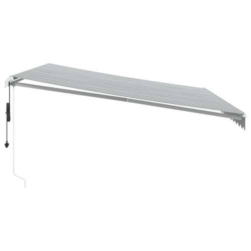 Tenda na automatsko uvlačenje antracit i bijela 450 x 350 cm - Antracit i bijela 450 x 350 cm 1 Cijena