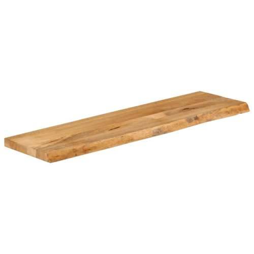 Stolna ploča sa živim rubom 110x30x3,8cm od masivnog drva manga - Prirodna 110 x 30 x 3.8 cm 1 masivno drvo manga Cijena