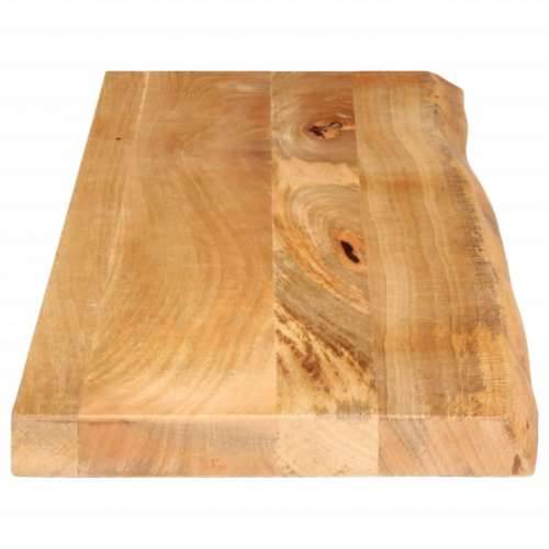 Stolna ploča sa živim rubom 110x30x3,8cm od masivnog drva manga - Prirodna 110 x 30 x 3.8 cm 1 masivno drvo manga Cijena