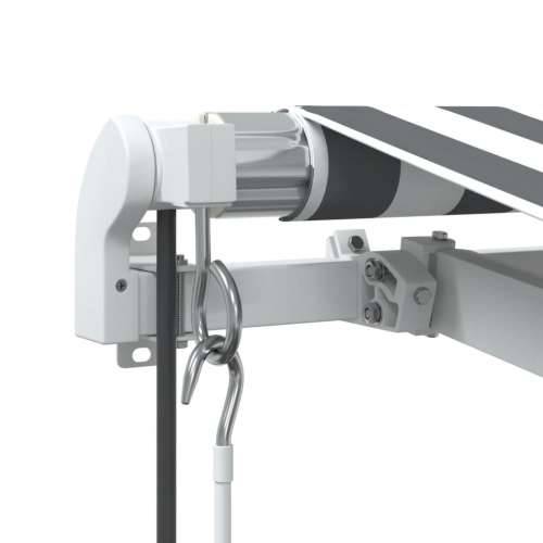 Tenda na automatsko uvlačenje antracit i bijela 400 x 300 cm Cijena
