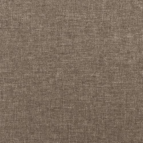 Krevet s oprugama i madracem smeđesivi 80x200 cm od tkanine - Sivo-smeđa 80 x 200 cm Obično s čavlima Cijena