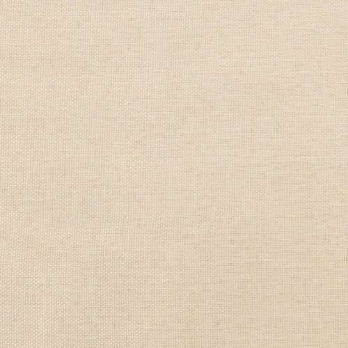 Krevet s oprugama i madracem krem 90 x 190 cm od tkanine - Krema 90 x 190 cm Blok s kvadratima Cijena