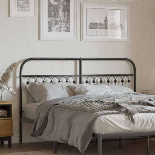 Metalno uzglavlje crno 160 cm - Crna 160 cm 1 Cijena