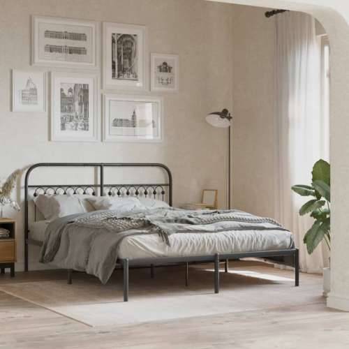Metalno uzglavlje crno 160 cm - Crna 160 cm 1 Cijena