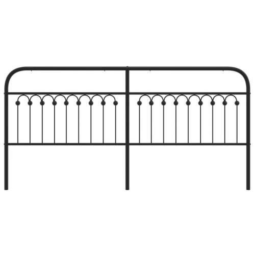 Metalno uzglavlje crno 193 cm - Crna 193 cm 1 Cijena