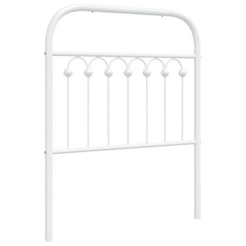 Metalno uzglavlje bijelo 75 cm - Bijela 75 cm 1 Cijena