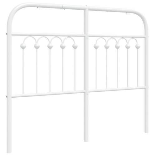 Metalno uzglavlje bijelo 120 cm - Bijela 120 cm 1 Cijena