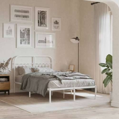 Metalno uzglavlje bijelo 120 cm - Bijela 120 cm 1 Cijena