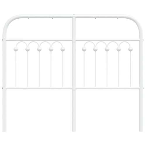 Metalno uzglavlje bijelo 120 cm - Bijela 120 cm 1 Cijena