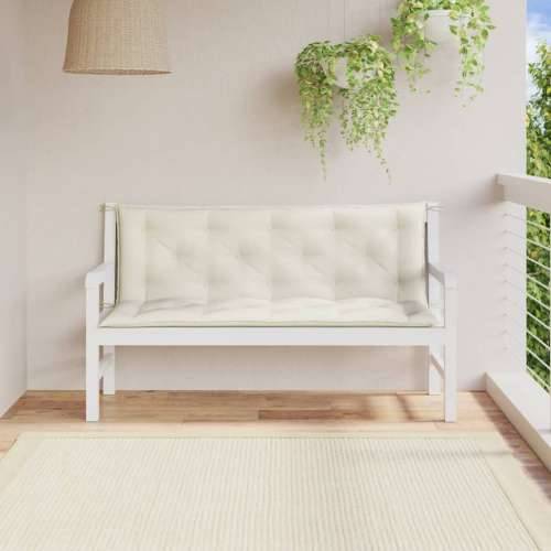 Jastuci za vrtnu klupu 2 kom prošarano krem 150x50x7 cm tkanina - prošarana krem 150 x 50 x 7 cm 1 Cijena