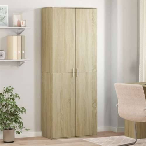 Visoka komoda hrasta sonome 70x35x180 cm od konstruiranog drva sonoma hrast 1 Cijena