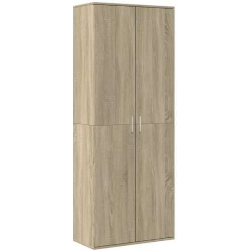 Visoka komoda hrasta sonome 70x35x180 cm od konstruiranog drva sonoma hrast 1 Cijena